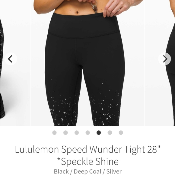 Lululemon Speed Wunder Tight 28" Speckle Shine - Picture 9 of 11